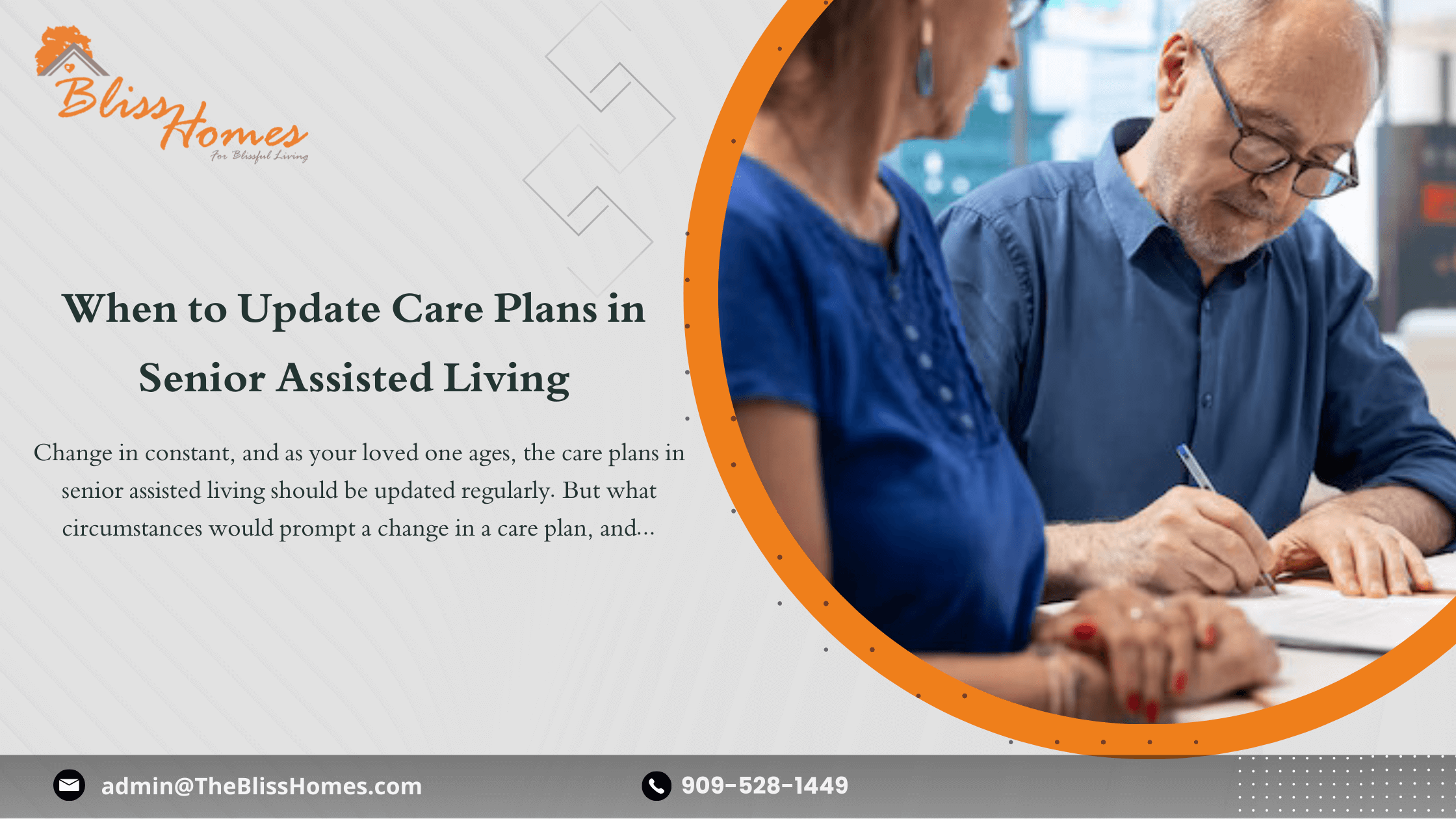 When to Update Care Plans in Senior Assisted Living