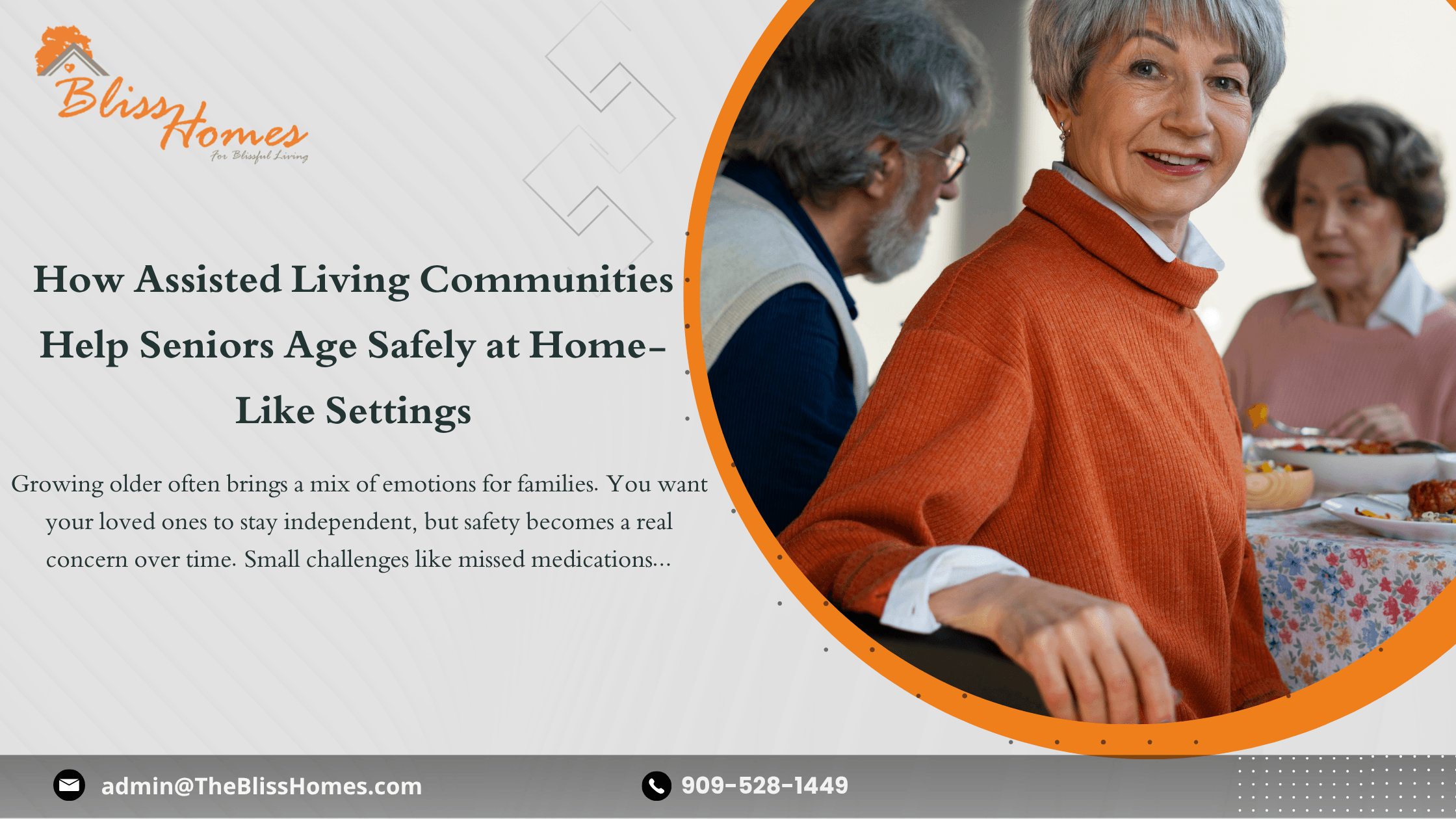 How Assisted Living Communities Help Seniors Age Safely at Home-Like Settings